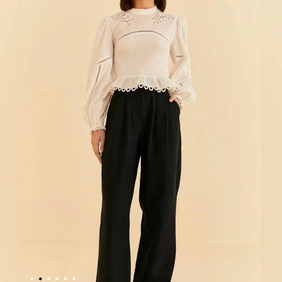 FARM Rio Black Low Waisted Women’s Pants Small $190.00 NWOT - Picture 3 of 8